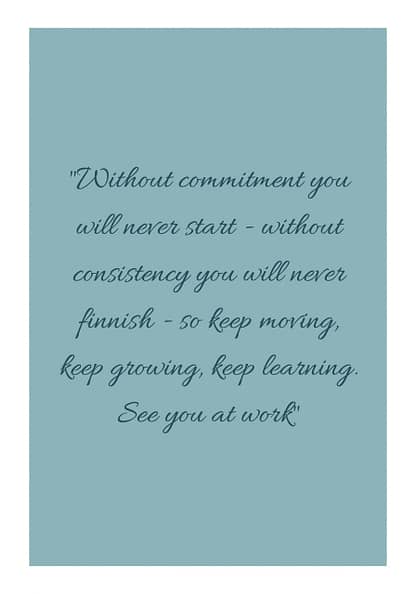 See you at work quote poster