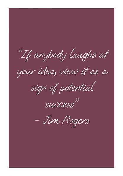 Jim Rogers Quote Poster