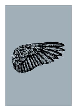 Black Wing Poster No2