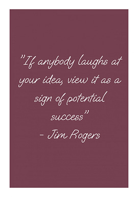 Jim Rogers Quote Poster