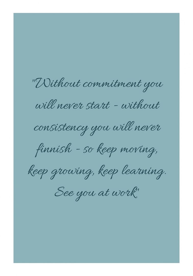 See you at work quote poster